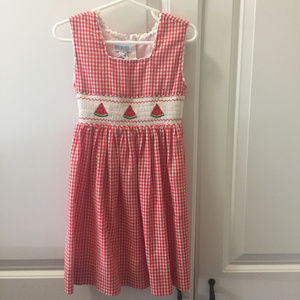Viva La Fete Watermelon Smocked Dress Size 4T
